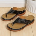 thumbnail image 5 of 2023 nuevas chanclas planas para mujer, zapatillas antideslizantes, cuñas gruesas sólidas, sandalias femeninas de verano para playa, zapatos casuales y cómodos para mujer, 5 of 5