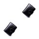 thumbnail image 2 of Guardurnaity Cartera de cuero portátil para mujer, monedero plegable, tarjetero de crédito y débito para fiestas de viaje, bolso con cierre de Negro 2piezas, 2 of 6