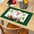 thumbnail image 4 of MXTPOV St. Patrick's Day Placemats, Gnomes Shamrock Printed Placemats Set of 4, Seasonal Spring Kitchen Dining Table Decor for Party Home Decor, St Patricks Day Decorations, 4 of 5