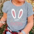 thumbnail image 2 of Toddler Girls Bunny T-Shirt Cute Bunny Soft Summer Tee Tops Easter Outfit Kids T-Shirt Size 5T, 2 of 5