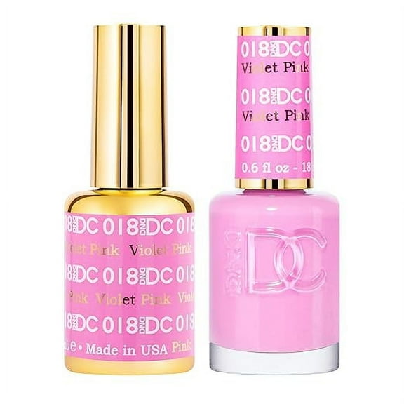 DND DC GEL DUO 018 Violet Pink