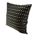 thumbnail image 3 of Decorative Elephant Parade Stripes Black Silk Throw Pillow Cushion Cover Set, 3 of 6