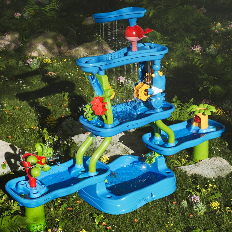 Lucky Doug 3-Tier Water Table for Toddlers 1-6 Years Outdoor Water