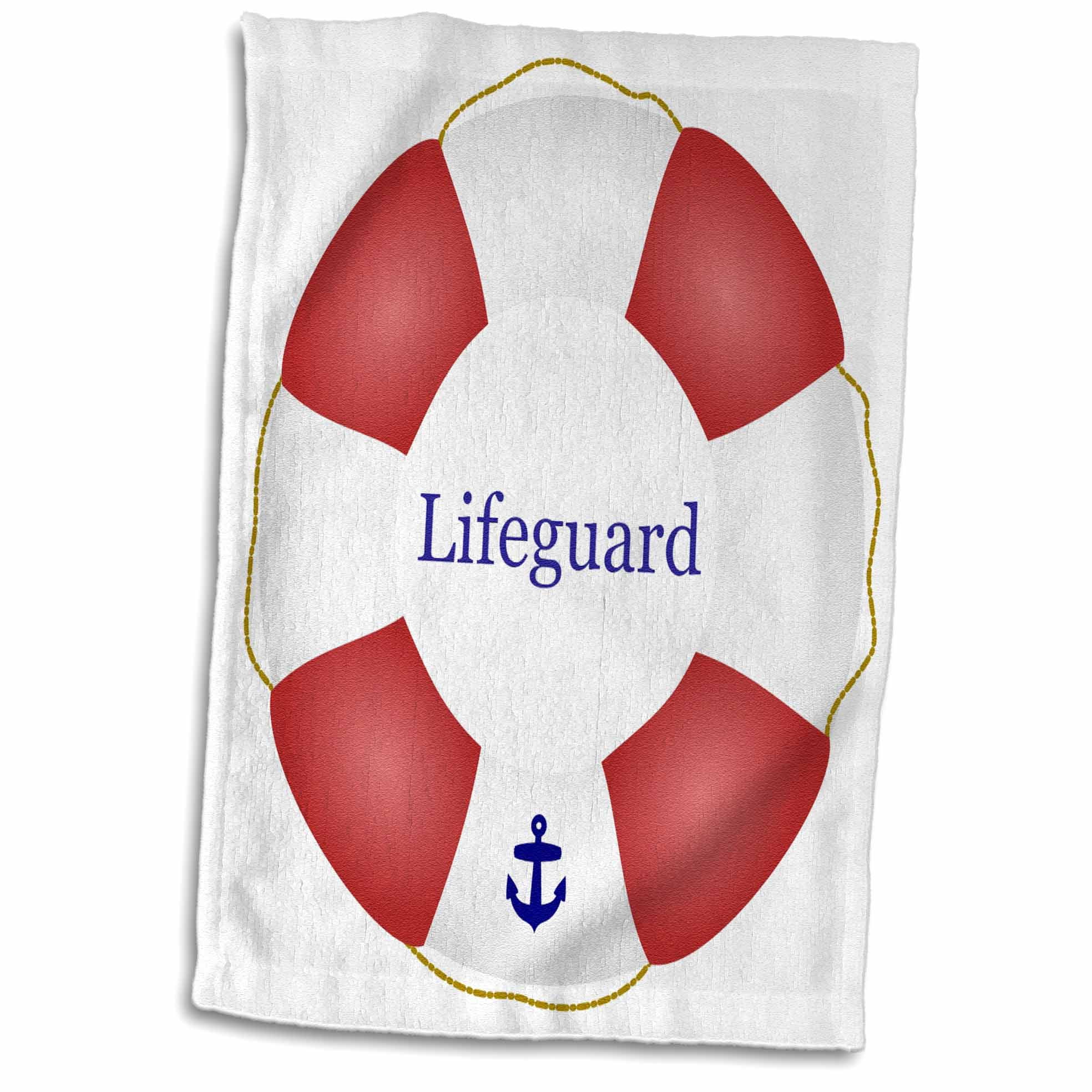 3dRose Lifeguard Lifesaver Swimming Pool Life Saver Preserver Sea