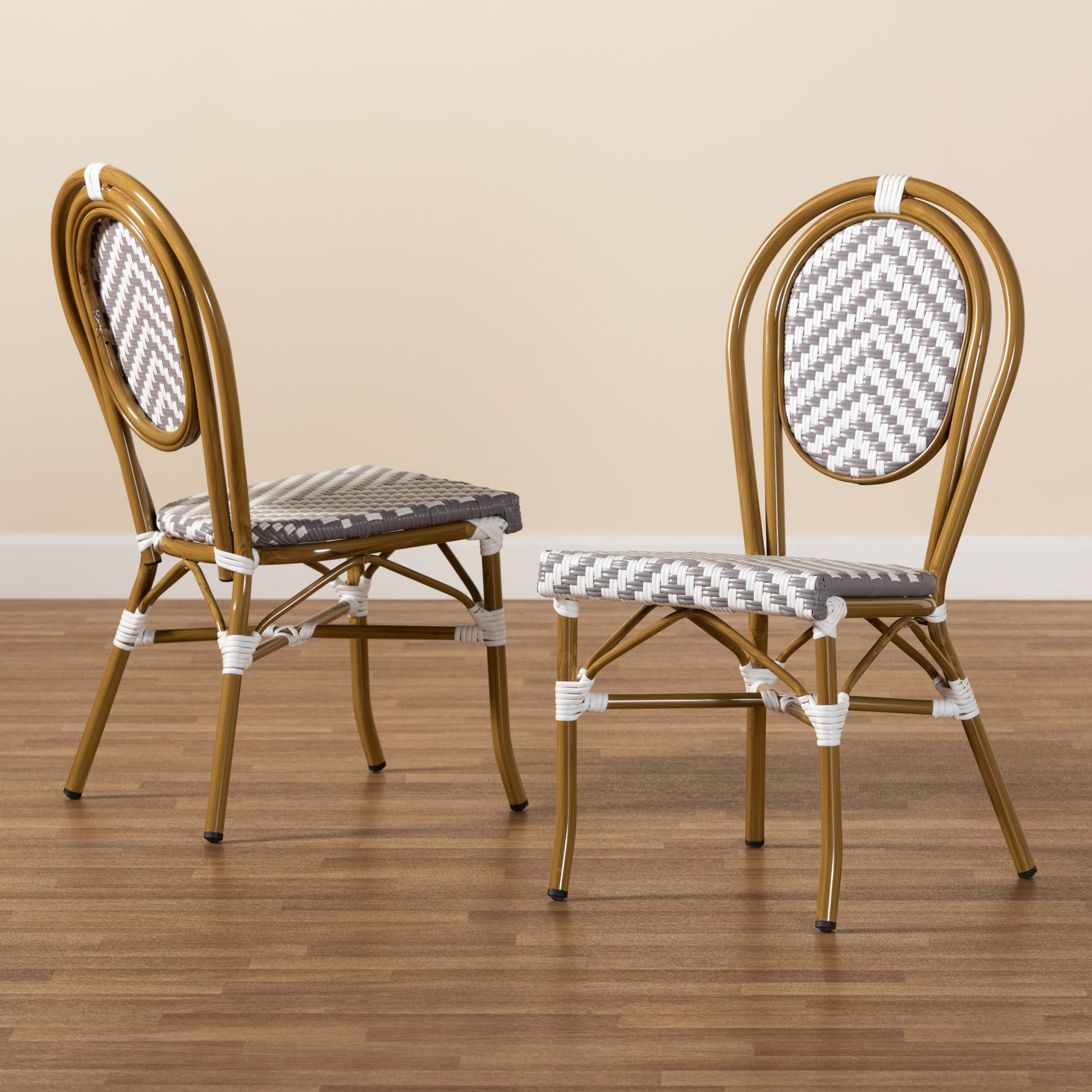 DISCONTINUED  Pistachio Gingerbread Sewing Chairs with