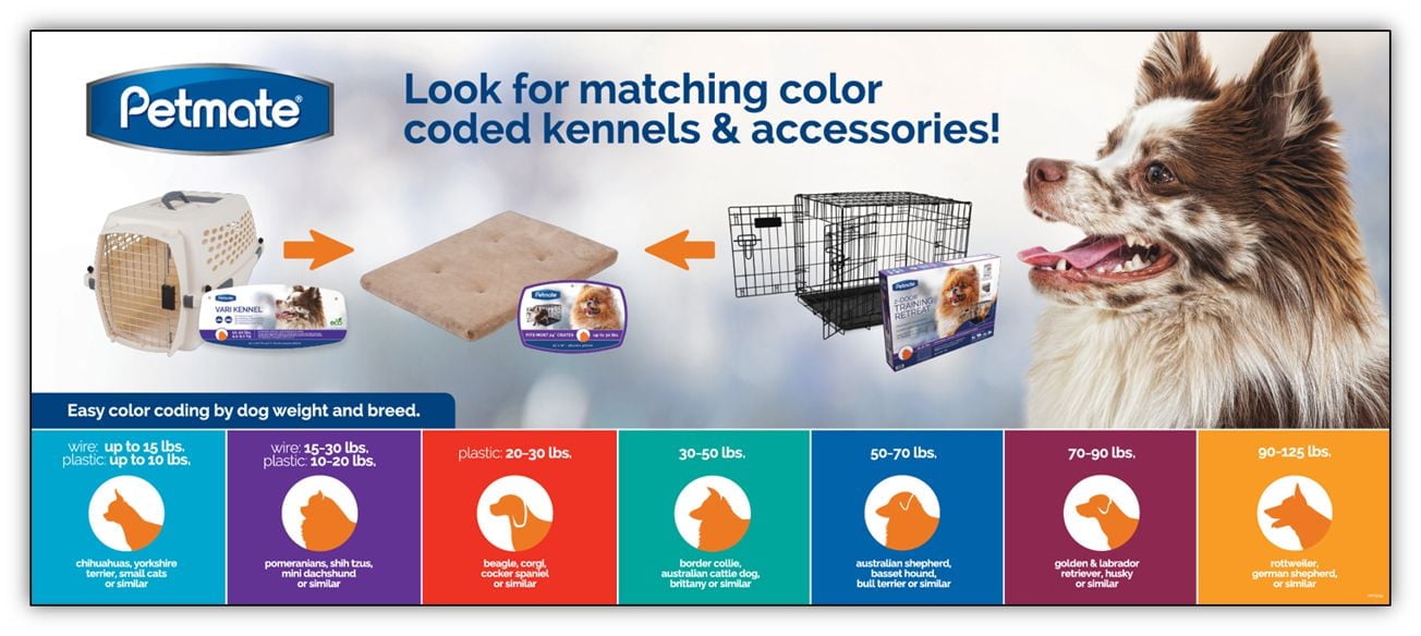 PETMATE NICHE A 2 PORTES 24" POUR CHIENS ET CHATS