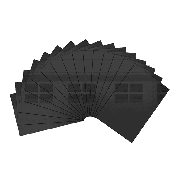 Magnetic Garage Door Window Glossy Decorative Hardware 6x4 Inches 16PCS