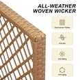 thumbnail image 5 of Maagorbyme 7-Piece Outdoor Furniture Set  Patio Conversation Set with Thick Cushions and Tempered Glass Coffee Table for Garden, Deck, Poolside, Backyard-Beige Cushions, 5 of 7