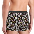 thumbnail image 3 of Goofa Daisies Flowers Printed Men's Boxer Briefs Underwear, Moisture-Wicking Underwear, Trunk,Soft and Breathable Cotton Underwear-Medium, 3 of 9