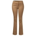thumbnail image 1 of Made by Olivia Women's High Waist Comfy Stretchy Bootcut Trouser Pants, 1 of 7