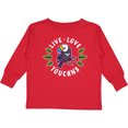 thumbnail image 3 of Inktastic Live Love Toucans Boys or Girls Long Sleeve Toddler T-Shirt, 3 of 5