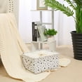 thumbnail image 2 of Unique Bargains Collapsible Fabric Storage Bin Basket Closet Organizers Drawstring Closure, 2 of 8