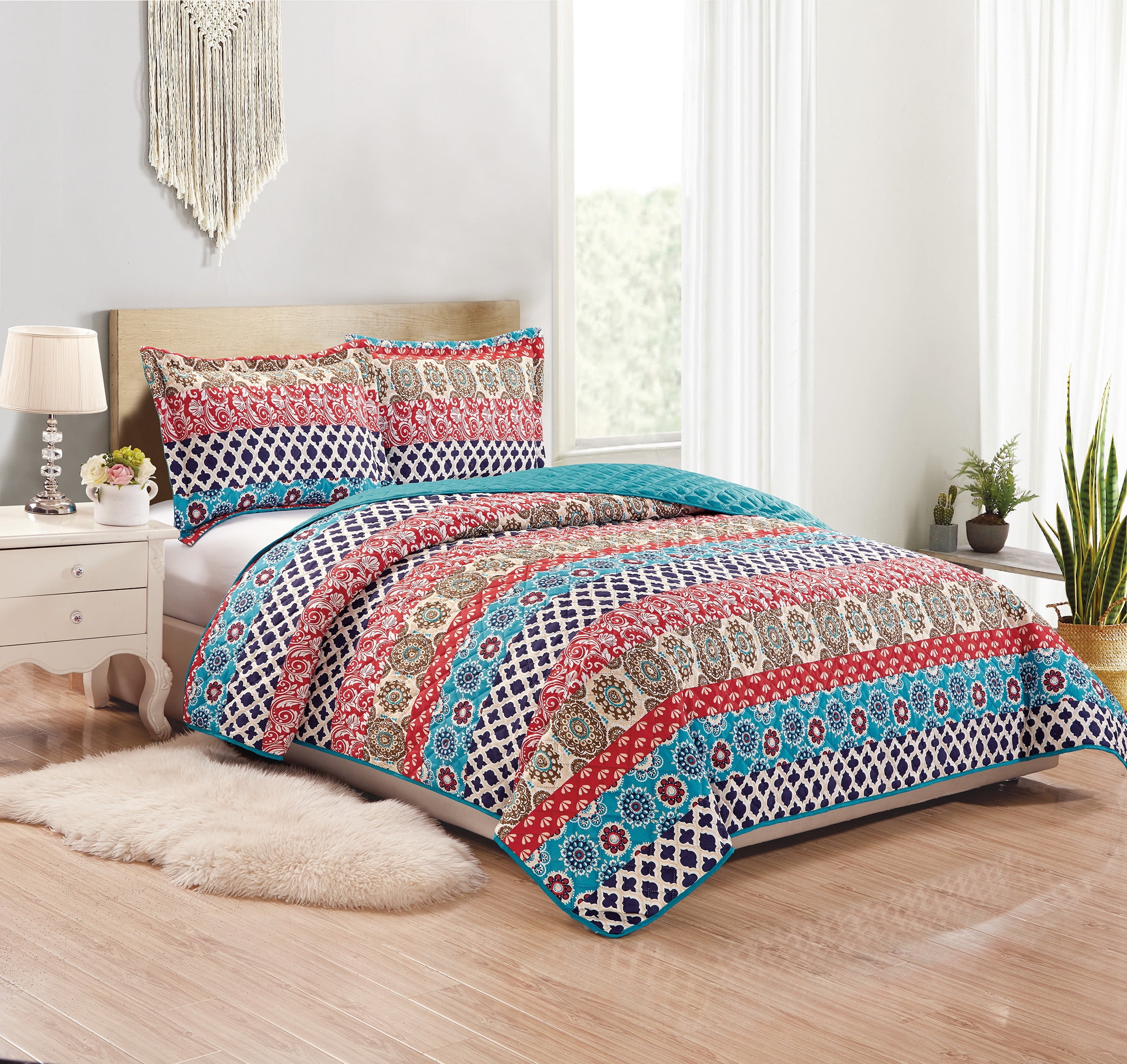 Details about Cotton Twin Kantha-Print Quilt-Kantha Blanket "Floral-Printed" Bed-Cover Blanket Details about Cotton Twin Kantha-Print Quilt-Kantha Blanket "Floral-Printed" Bed-Cover Blanket