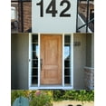 thumbnail image 5 of JilgTeok Back to School 3 Inch Floating House Numbers,Hard to Rust Floating House Number Metal Modern House Numbers, Garden Door Mailbox Decor Number with Nail Kit Outdoor Mailbox Signs, 5 of 5