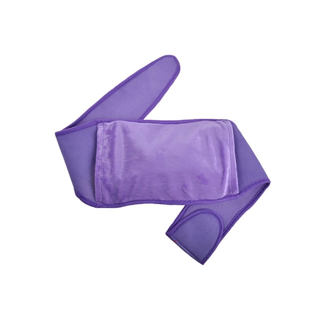 Billuyoard Cinturón de calefacción eléctrica 2 en 1, bolsa de agua caliente portátil, correa de Color sólido, reutilizable, calentador de clima frío, Suministros térmicos Violeta Billuyoard HA071958-04