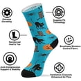thumbnail image 2 of Coolnut Cute Cartoon Cats Socks Winter Warm Socks Fashion Print Socks Novelty Casual Socks for Men Women( 1 Pack), 2 of 6