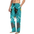 thumbnail image 5 of FREEAMG Cat Cotton Pajama Pant for Men, Super Soft Lightweight Lounge Pajama Bottoms Drawstring Sleepwear Pant with 2 Pockets, 5 of 7