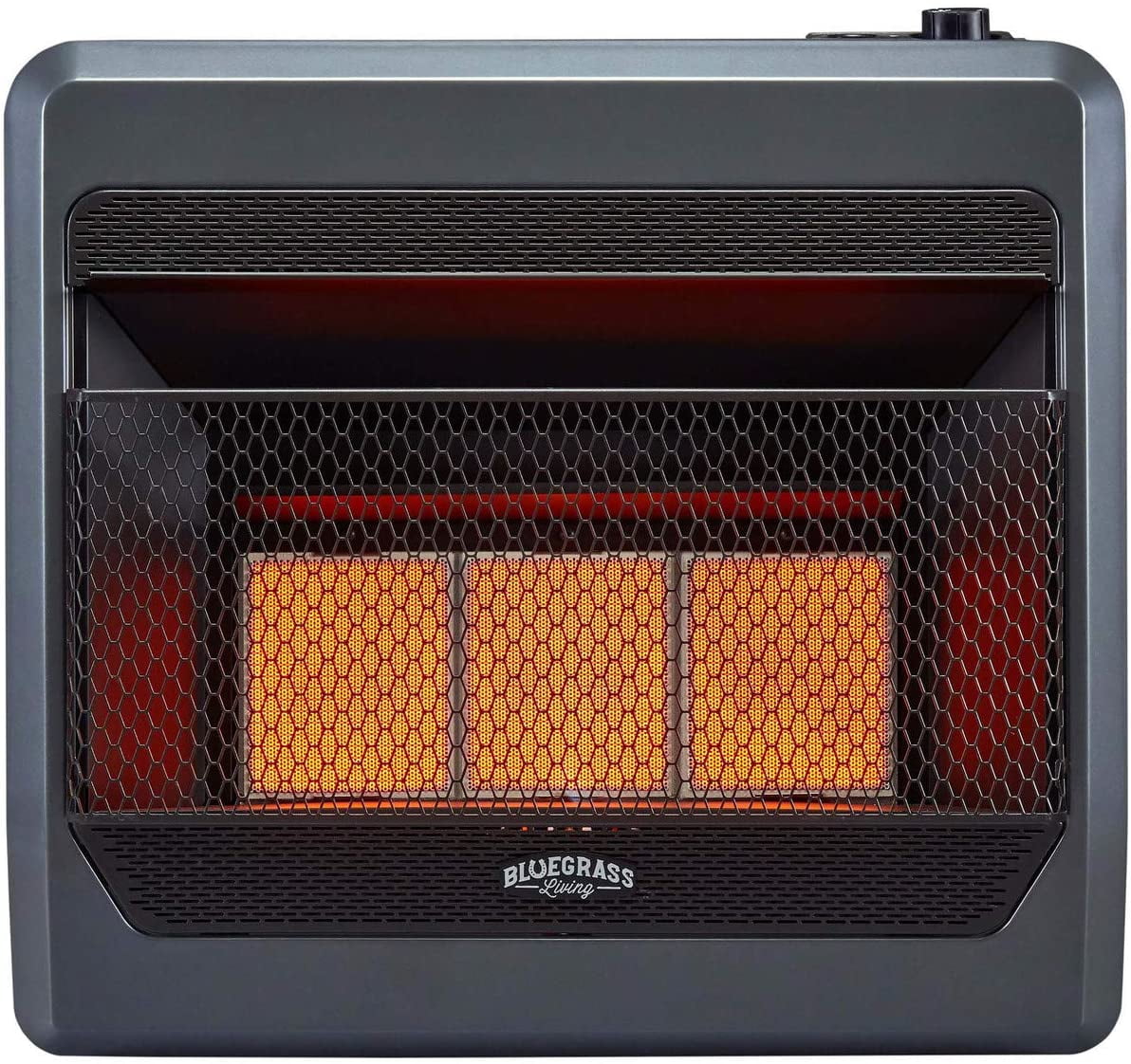 Bluegrass Living Natural Gas Vent Free Infrared Gas Space Heater With