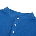 thumbnail image 5 of Floenr Mens T Shirts,Men's Plus Size Shirts Solid Color Short Sleeve T-Shirts Button-Up Shirts, 5 of 6