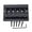 Black, variant on 5 String Guitar Bridge Assembly, 5 String Vintage Bass Bridge for 5 Strings Electric Bass Guitar 2 Color to Choose