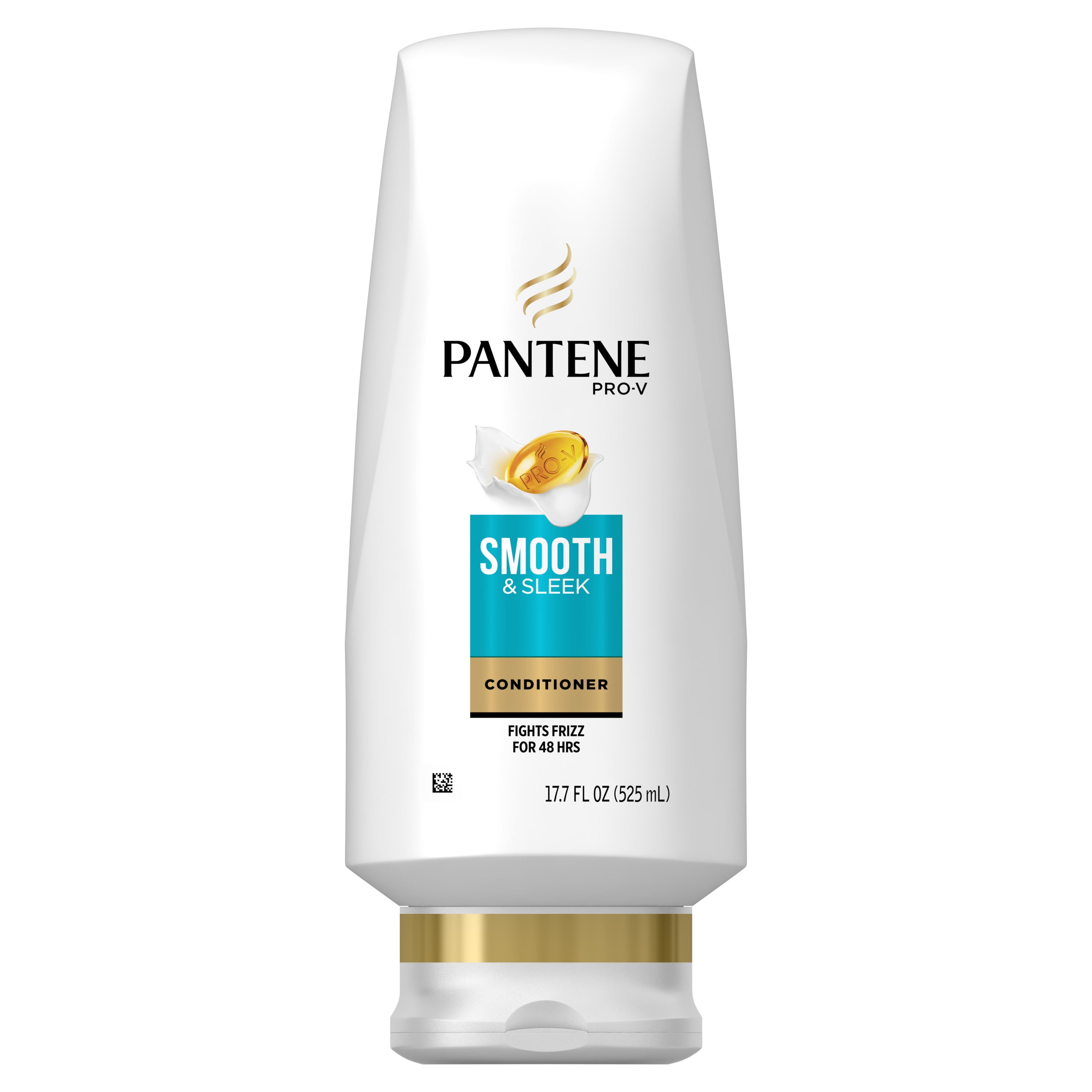 Pantene Conditioner, Smooth and Sleek for Dry Frizzy Hair, 17.7 fl oz