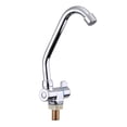 thumbnail image 2 of Foldable RV Faucet Rotating Single Handle, Deck/Wall Mounted RV Kitchen Tap Copper Cold Water, 2 of 6