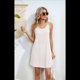 thumbnail image 5 of Vestido de Verano Sin Mangas con Cuello Redondo y Tirantes Finos con Bordado de Ojales para Mujer XL, 5 of 10