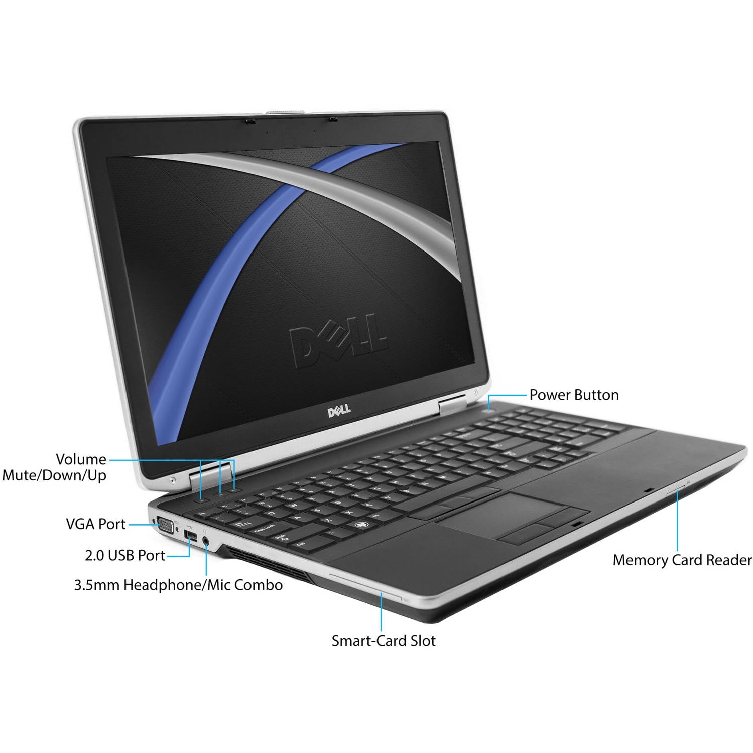 Restored Dell Black 15.6 Latitude E6530 WA5-0852 Laptop PC with Intel Core  i7-3520M Processor