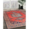thumbnail image 2 of Ahgly Company Indoor Rectangle Traditional Pink Persian Area Rugs, Swatch Sample, 2 of 6