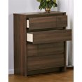 thumbnail image 4 of Atlas 4 Drawer Dresser, Walnut, 4 of 9