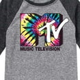 thumbnail image 3 of MTV - Tie Dye Logo - Toddler And Youth Raglan Graphic T-Shirt, 3 of 4