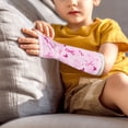 thumbnail image 3 of Jiueut Breast Cancer Arm Cast Cover Pink Ribbon Arm Cast Sleeve with Thumb Cover Washable Cast and Bandage Protector Size S Hand Cast Covers for Shower Adult Cast Covers, 3 of 7