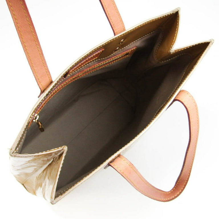 Louis Vuitton Reade Burgundy Patent Leather Handbag (Pre-Owned)