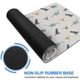 thumbnail image 6 of Long Mouse Pads for Desk,LightGray Cartoon Dinosaurs Pattern Desk Mats on Top Of Desks, Desk Mouse Pad Extra Large with 3mm Non-Slip Base and Stitched Edge for Gaming,Office,Work,Home 31.5"x11.8", 6 of 6