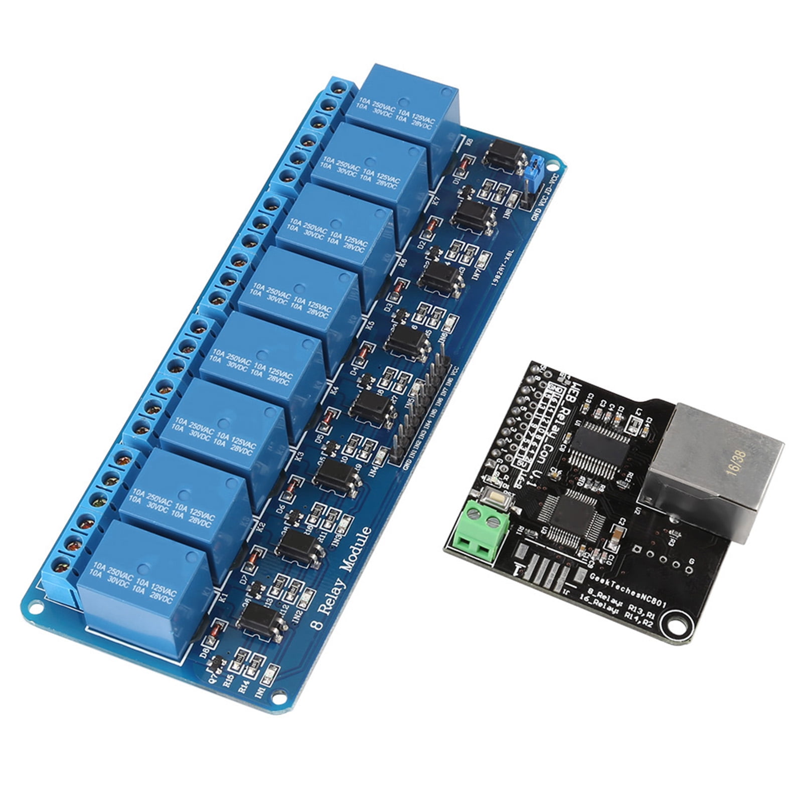 Ethernet control module 8/16-channel relay controller board With RJ45 interface 