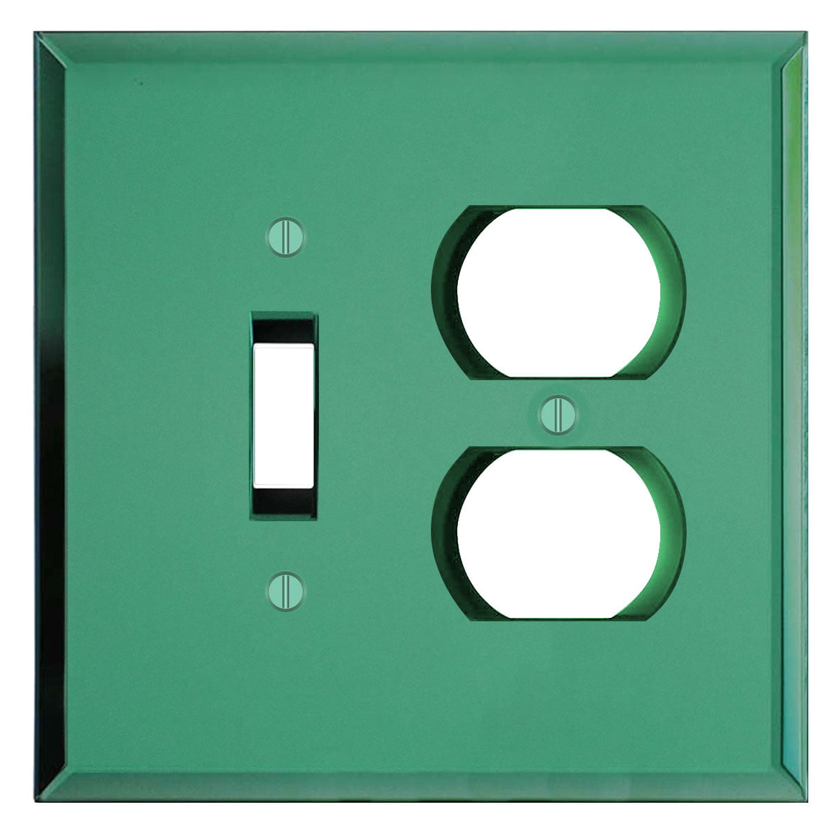 1-Gang Device Receptacle Wallplate Light Panel Cover Parrot Plant Green-yellow Single Outlet Wall Plate/Panel Plate/Cover 