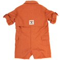 thumbnail image 3 of Uni One Piece Romper Fishing Shirt Sizes 24 Months Small, Rust, 3 of 3