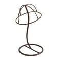 thumbnail image 3 of 12'' Metal Wigs Holder Stand Display Dome Caps Hanger Hats Display Holder Rack Copper, 3 of 7