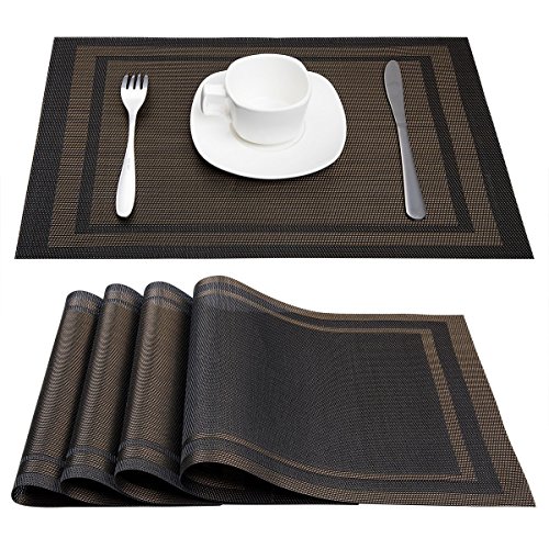 Artand Placemats, HeatResistant Placemats Stain Resistant AntiSkid