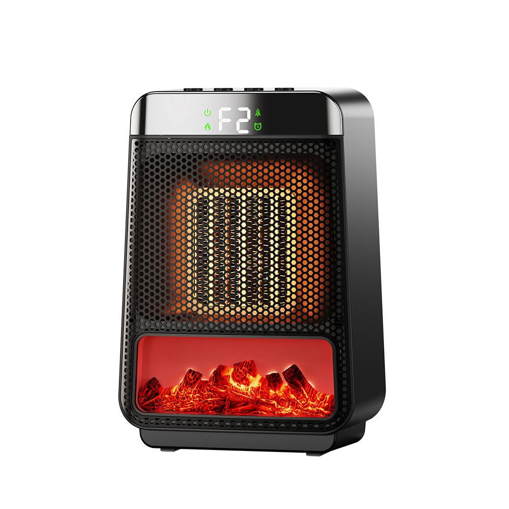 Flame Warmer with 3D Flame Effect – 1000W Space Heater Safe & Durable Design for Home Use