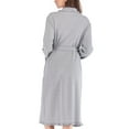 thumbnail image 5 of JGTDBPO Robes For Women Classic Solid Color Premium Cotton Warm Night Gown Bathrobe Luxury Soft Thick And Fleece Plush Long Terry Cloth Household Sashes Loungewear Clothes Bathrobe Long Pajamas, 5 of 7