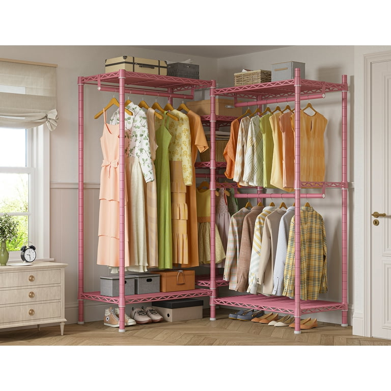pink closet専用 Amazon.com: VAOZIURE Modern Pink Locker Cabinet for Kids