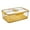 Yellow, variant on Airtight Bread Box for Kitchen Counter, Storage Container with Time Dial and Lid, BPA-Free Loaf Keeper
