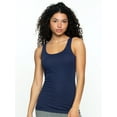 thumbnail image 2 of Felina Womens Cotton Ribbed Tank Top 3-Pack (Calm Seas, XX-Large), 2 of 3