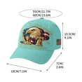 thumbnail image 7 of 250th Anniversary Hat, Adjustable Patriotic Embroidered Baseball Cap with Bald Eagle, Retro Washed Cap, 7 of 7