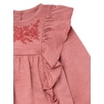 thumbnail image 3 of Modern Moments by Gerber Toddler Girl Dress with Ruffles, Sizes 12M-5T, 3 of 8