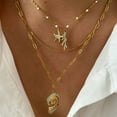 thumbnail image 5 of AOOOWER Handcrafted Starfish And Conch Necklace Chic Starfish Necklace Adorned With Dazzling Seashells Accent for Gatherings, 5 of 8