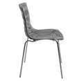 thumbnail image 4 of LeisureMod Chaise de Salle à Manger Design Ondulation d'Eau, 4 of 5