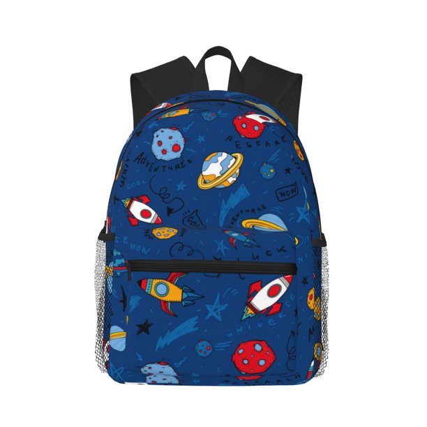 Disketp Space Mochila Ligera Clásica con Múltiples Bolsillos, Mochila Casual para Hombre y Mujer, Ideal para Escuela, Trabajo y Viajes