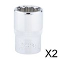 thumbnail image 1 of Conector métrico de 12 puntos,Juego de dados de 12 puntos 2 piezas, 1 of 6